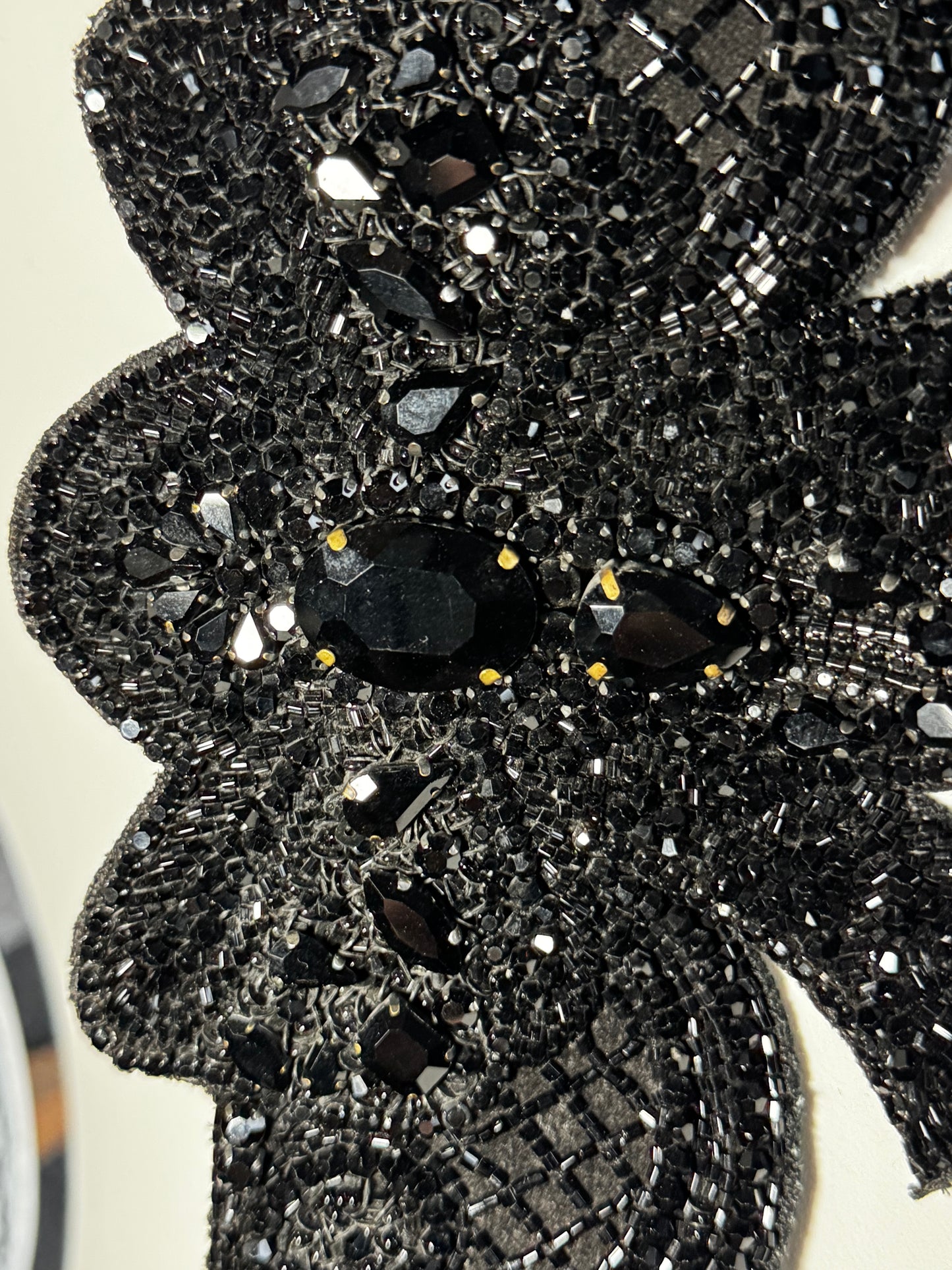 Black Dahlia Crystal Belt - Luxe Beaded Statement Piece