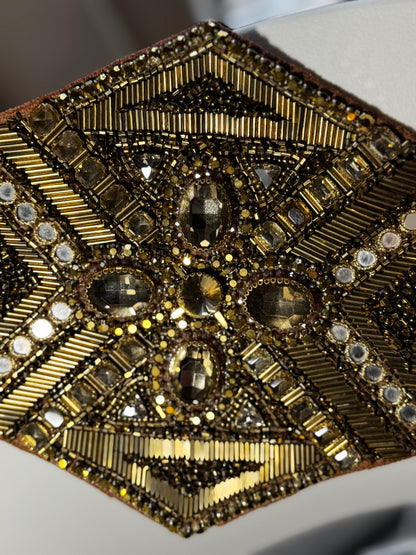 Art Deco Moonstone Belt - Vintage-Inspired Crystal Masterpiece