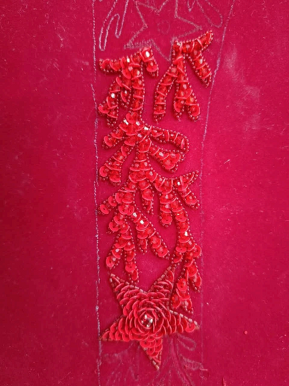 Ruby Romance Belt - Garland of Passion Beaded Sash
